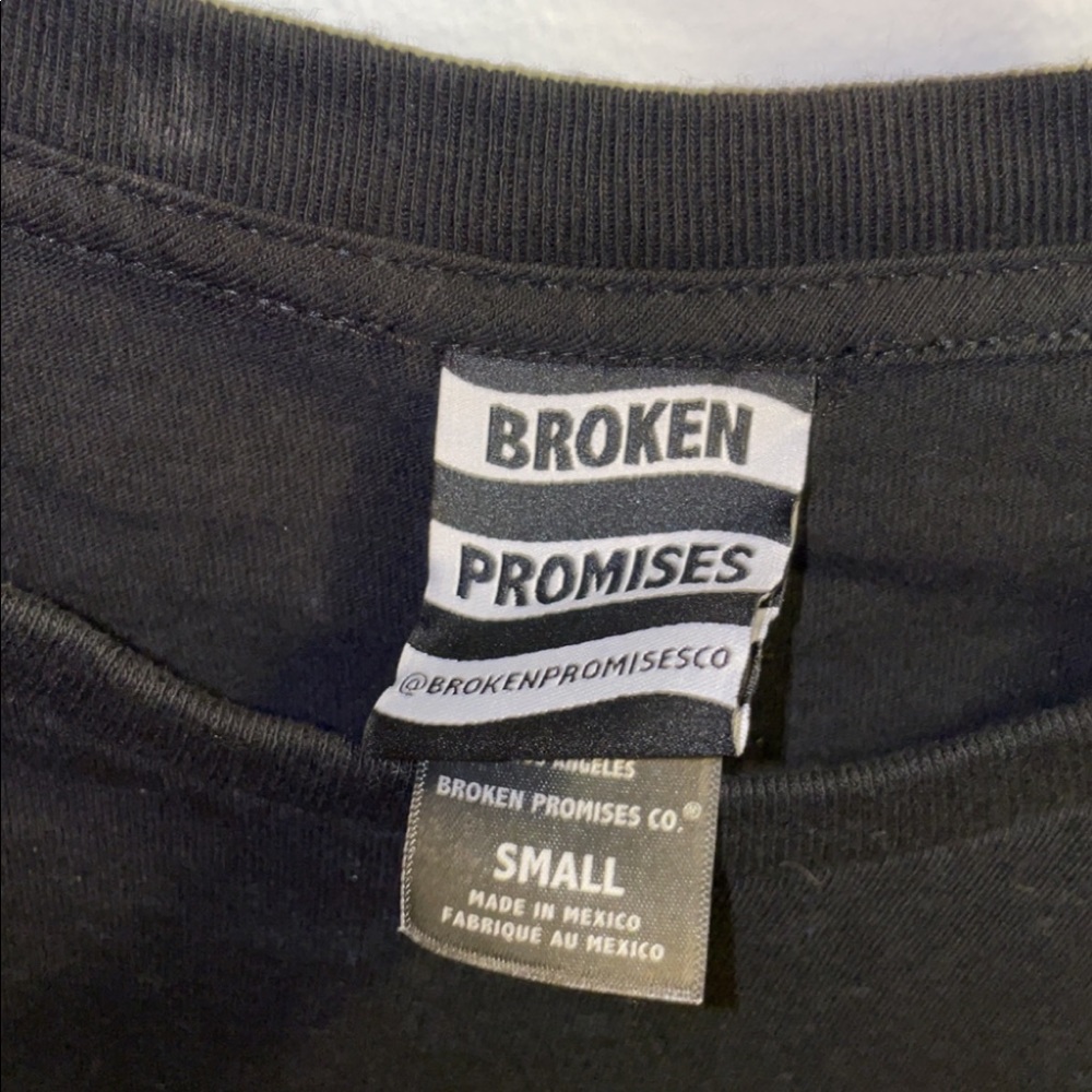 NWOT Broken Promises Emotional Rollercoaster Graphic Tee - Picture 13 of 13